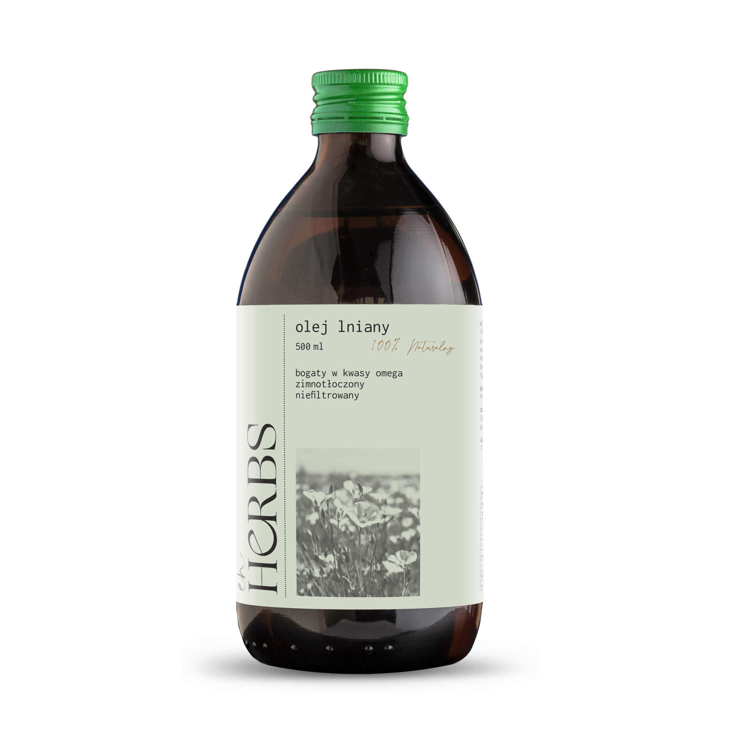 Olej lniany - 500ml