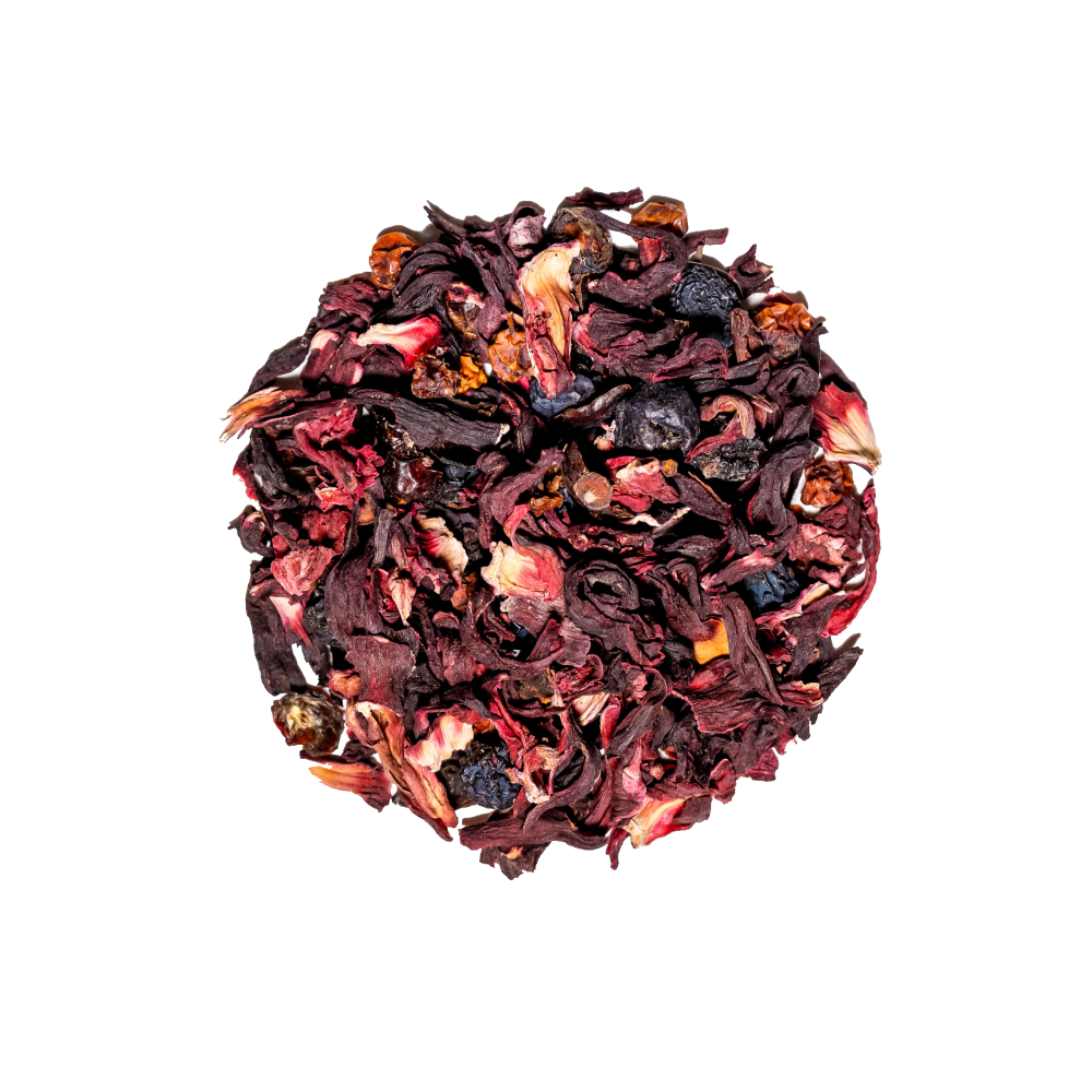 Herbata z dziką śliwą i hibiskusem - 100g