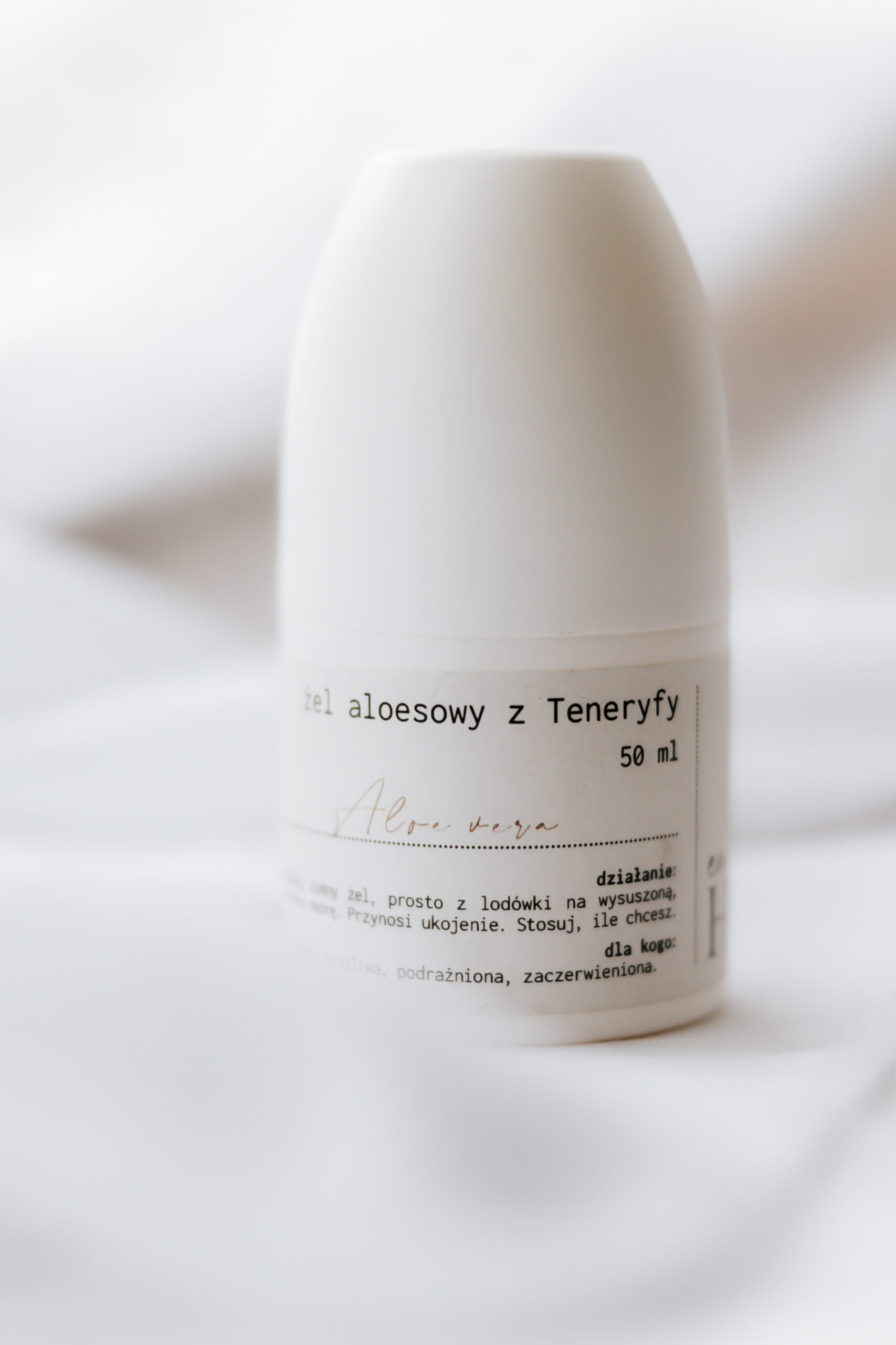 Żel aloesowy Roll on - 50 ml prosto z Teneryfy - obrazek 3