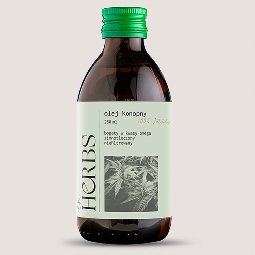 Olej konopny 250 ml - obrazek 2