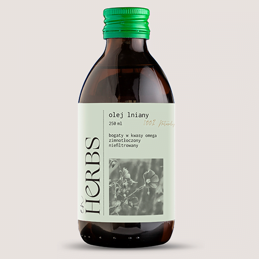 Olej lniany - 250 ml - obrazek 2